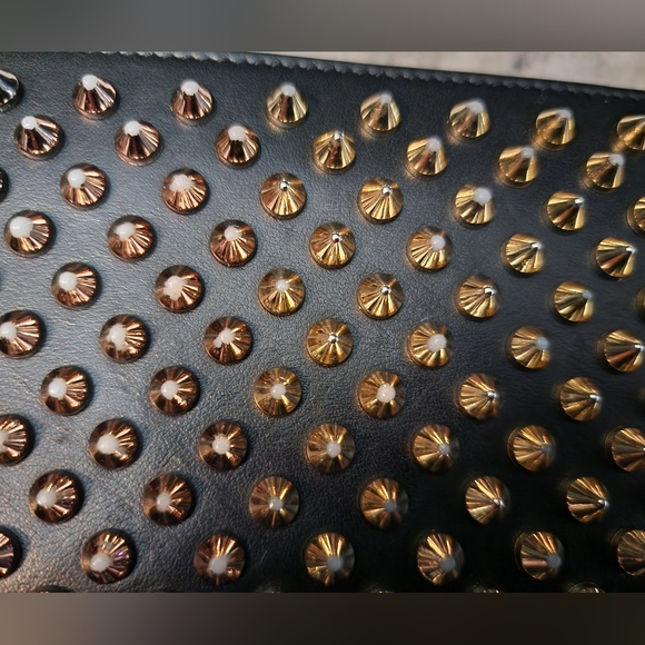 *SOLD* Christian Louboutin Panettone Spike Leather Wallet - Picture 9 of 14